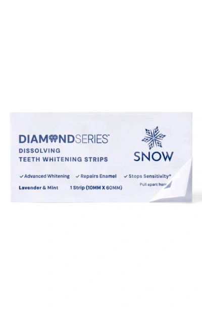 Snow Diamondseries Dissolving Teeth Whitening Strips