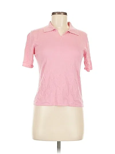 Pre-owned Snow Lotus Cardigan Sweater In Pink