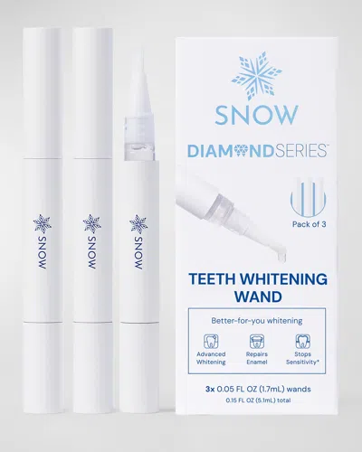 Snow Oral Cosmetics Diamondseries Teeth Whitening Serum, 3 Pack