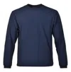 Snow Peak Active Comfort Pullover Navy In White
