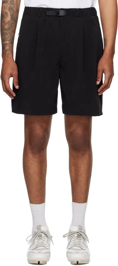 Snow Peak Black Breathable Quick Dry Active Shorts