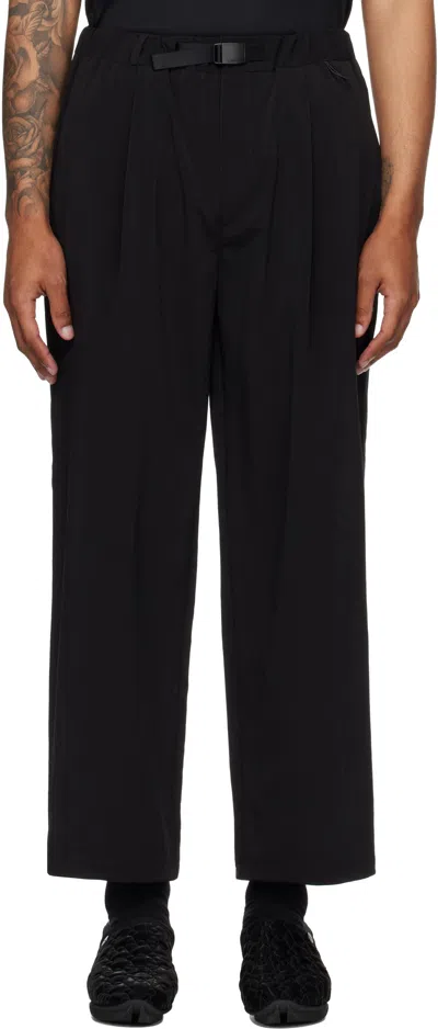 Snow Peak Black Breathable Quick Dry Trousers