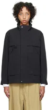 Snow Peak Black Zip Jacket In Black