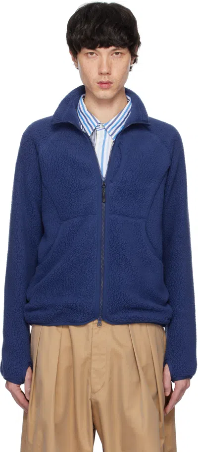 Snow Peak Blue Thermal Boa Fleece Jacket