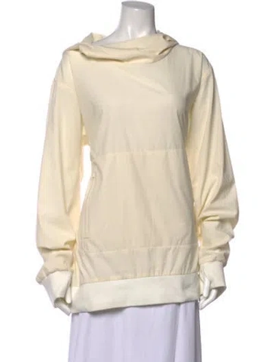 Pre-owned Snow Peak Cowl Neck Long Sleeve Hoodie In Neutrals