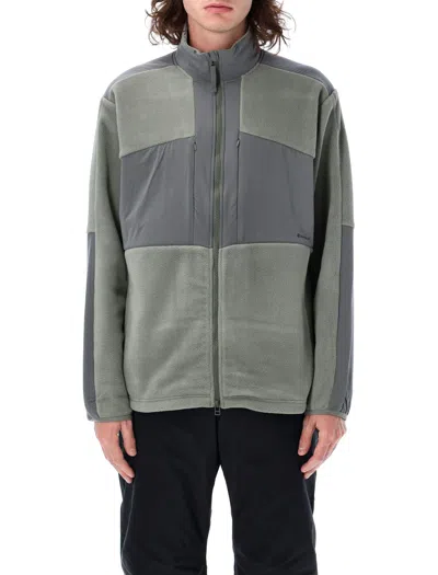 Snow Peak Double Face Fleece Jacket In Grey