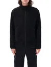 Snow Peak Double Face Fleece Jacket In Black