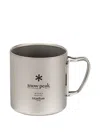 Snow Peak Double-wall Titanium Mug In Silver