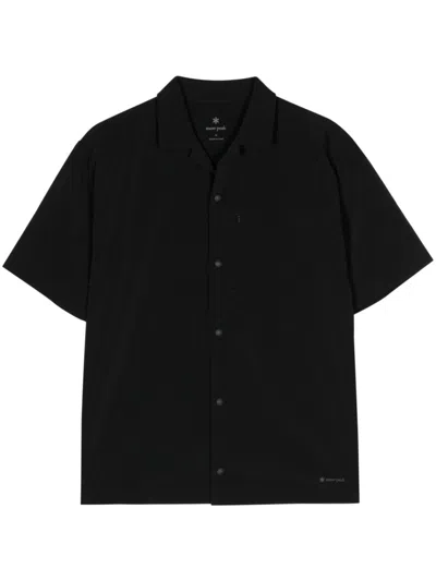 Snow Peak Dry Shirt Men Black In Polyester