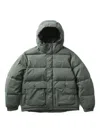 Snow Peak Everyday Hooded Padded Jacket In Gray
