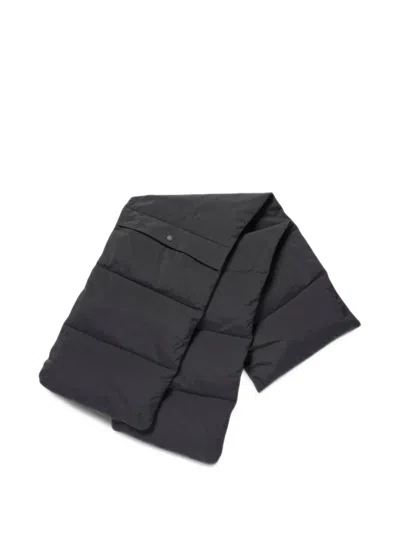 Snow Peak Everyday Padded Scarf In Black