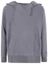Snow Peak Kangaroo-pocket Hoodie In Gray