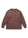 Snow Peak Garment-dyed T-shirt In Brown