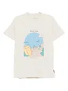 Snow Peak Graphic Print T-shirt In Neutral