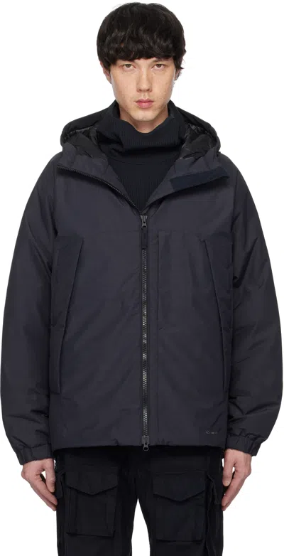 Snow Peak Gray Fr 2l Down Jacket In Black