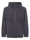 Snow Peak Half-zip Hoodie In Blue