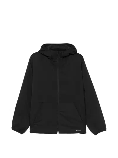 Snow Peak 후드 집업 재킷 In Black