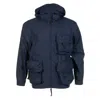 Snow Peak Indigo C/n Parka Navy In Blue