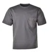 Snow Peak Insect Shield T-shirt Charcoal In Black