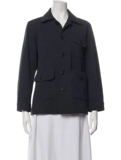 Pre-owned Snow Peak Jacket In Blue