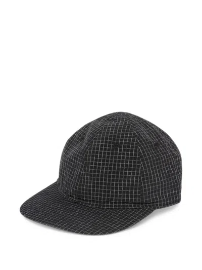 Snow Peak Kasuri Ripstop Cap In Black