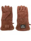 Snow Peak Leather Fire Side Gloves In Brown