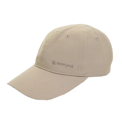 Snow Peak Light Dobby Cloth Cap Black In Neutral