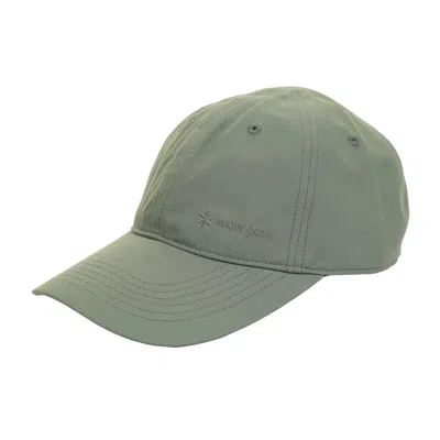 Snow Peak Light Dobby Cloth Cap Foliage In Green
