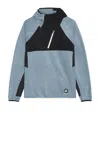 Snow Peak Mofm Fleece Hoodie In Ice Blue