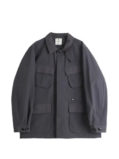 Snow Peak Multi-pocket Jacket In Gray