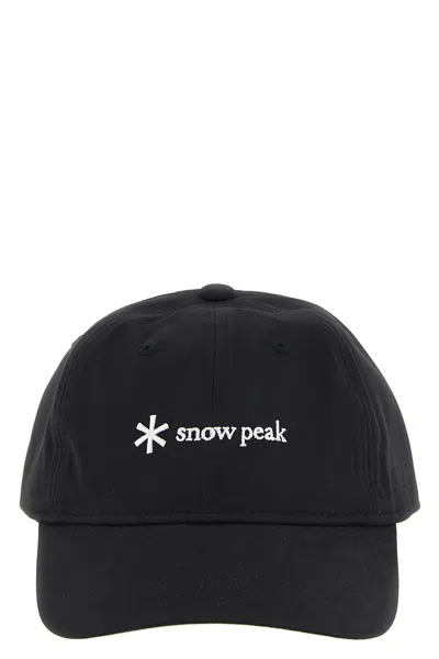 Snow Peak 'new Standard' Cap In Weiss/schwarz