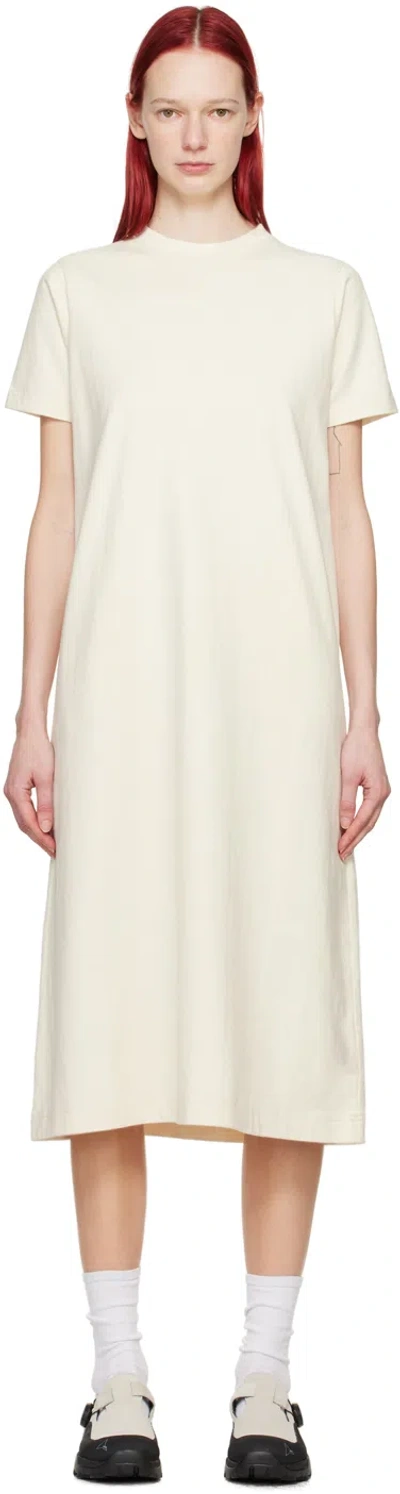 Snow Peak Off-white Heavy Dress In Ecru