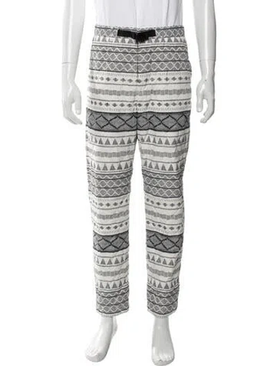Pre-owned Snow Peak Patterned Pants In White