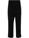 Snow Peak Pe Light Straight-leg Trousers In 黑色