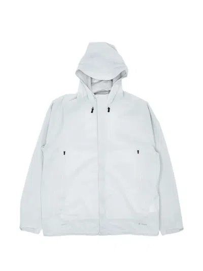 Snow Peak Pertex Raglan-sleeve Hooded Jacket In White