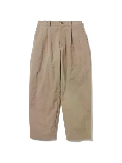 Snow Peak Pleated Washer Trousers In Animal Print