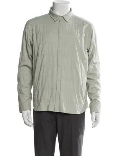 Pre-owned Snow Peak Puffer Coat In Green