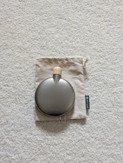 Pre-owned Snow Peak Round Titanium Flask