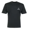 Snow Peak Soft Cotton Relaxed Fit Logo T Shirt Black In Black
