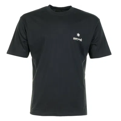 Snow Peak Soft Cotton Relaxed Fit Logo T Shirt Black