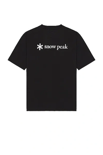 SNOW PEAK SP BACK PRINTED LOGO T SHIRT