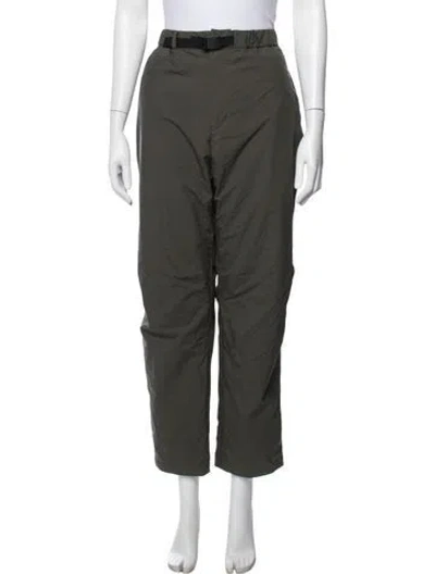 Pre-owned Snow Peak Straight Leg Pants In Green