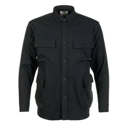 Snow Peak Takibi Herringbone Shirt Jacket Black