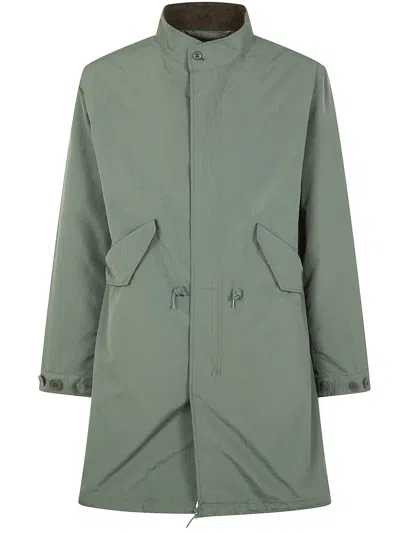 Snow Peak "takibi Ripstop" Adjustable Jacket In Green
