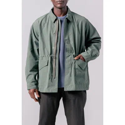Snow Peak Takibi Ripstop Field Jacket In Green