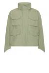 Snow Peak Takibi Ripstop Field Jacket In Grey Khaki