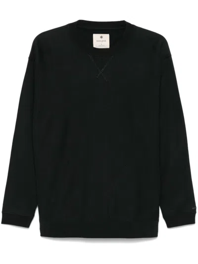 Snow Peak Takibi Sweatshirt In Black