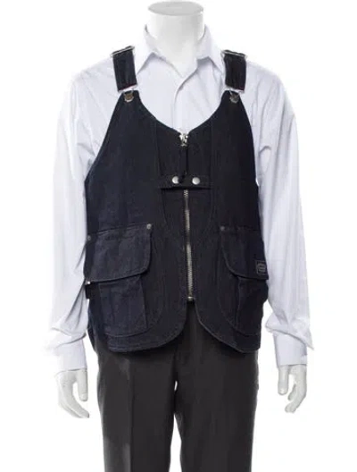 Pre-owned Snow Peak Takibi Vest W/ Tags In Blue