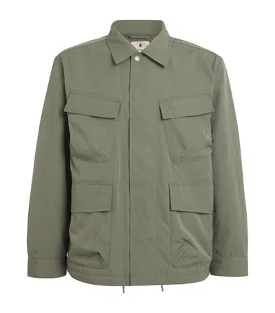 Snow Peak Takibi Cargo-hemdjacke In Green