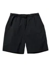 Snow Peak Nylon Tussah 2way Shorts Black In Black